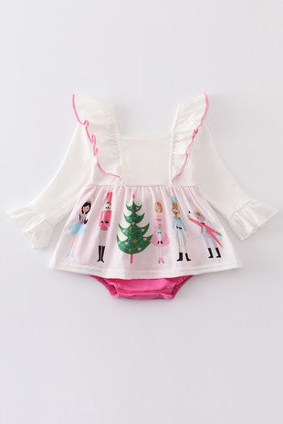 Pink Baby Nutcracker Bubble Dress