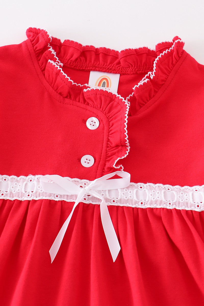 Baby/Girl Red Pajama Dress