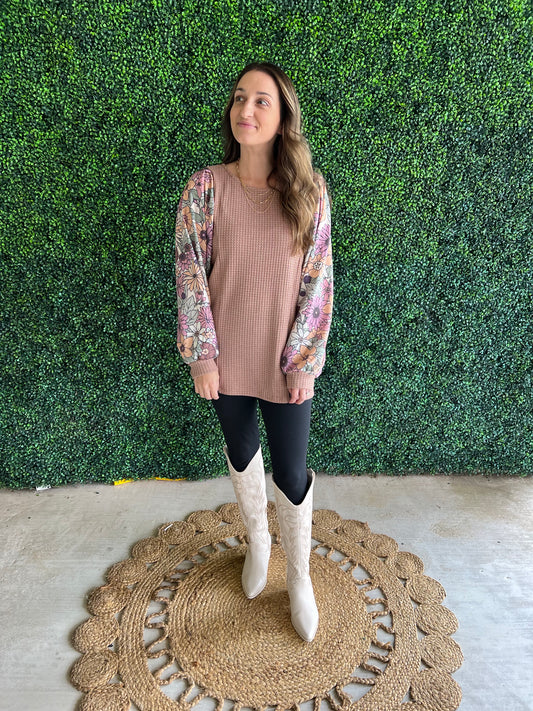 Fall Blooms Long Sleeve Top