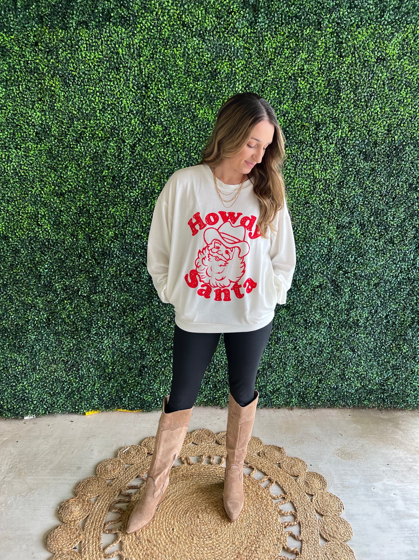 Howdy Santa Sweatshirt at