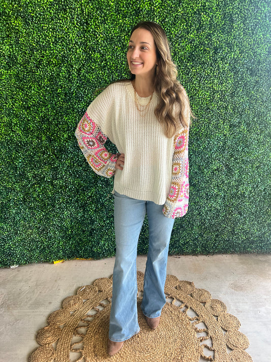 Crochet Groovy Sweater